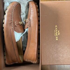 Coach Brown Leather Loafers